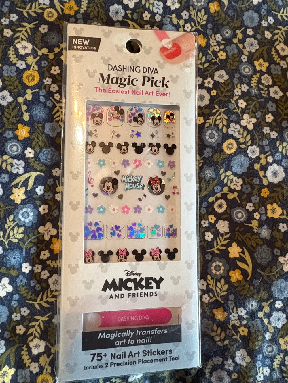 Dashing Diva Mickey Mouse Nails